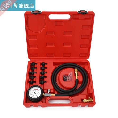 12pcs Engine Oil Pressure Test Kit Tester Car Garage Tool Lo