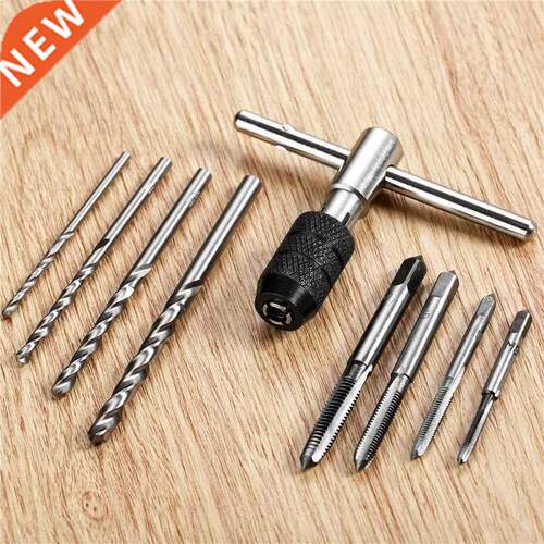 9Pcs T Type Machine Hand Screw Thread Taps Reamer M3/M4/M5/M