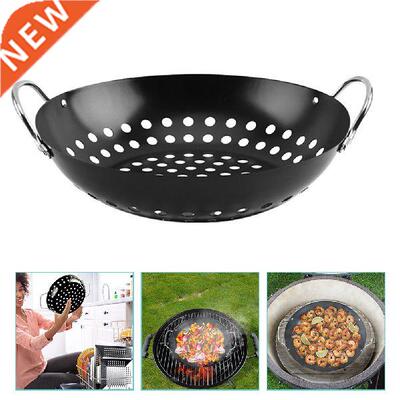 Grill Basket Bbq Vegetable Grilling Barbecue Pan Veggie