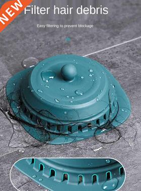 Hair filter bathroom sewer deodorant press-on leakage