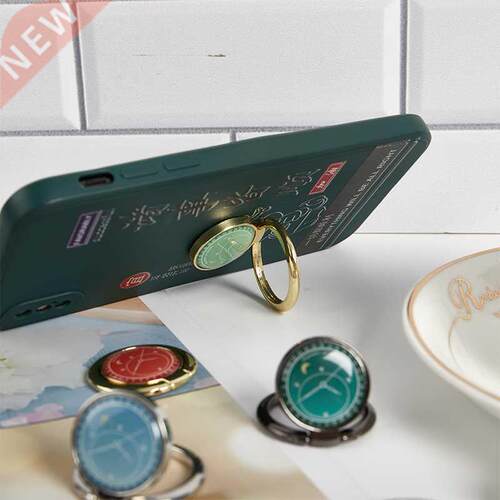 Metal Clock Pattern Mobile Phone Ring Holder Watch Pattern S