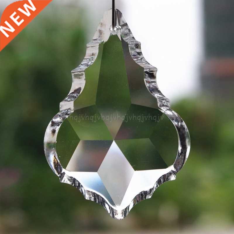 Clear Chandelier Glass Crystals Lamp Prisms Parts Hanging Dr