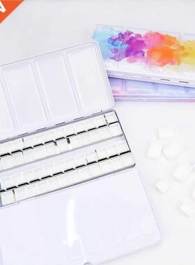 24/48 Grids Starry Empty Palette Painting Storage Iron Tins