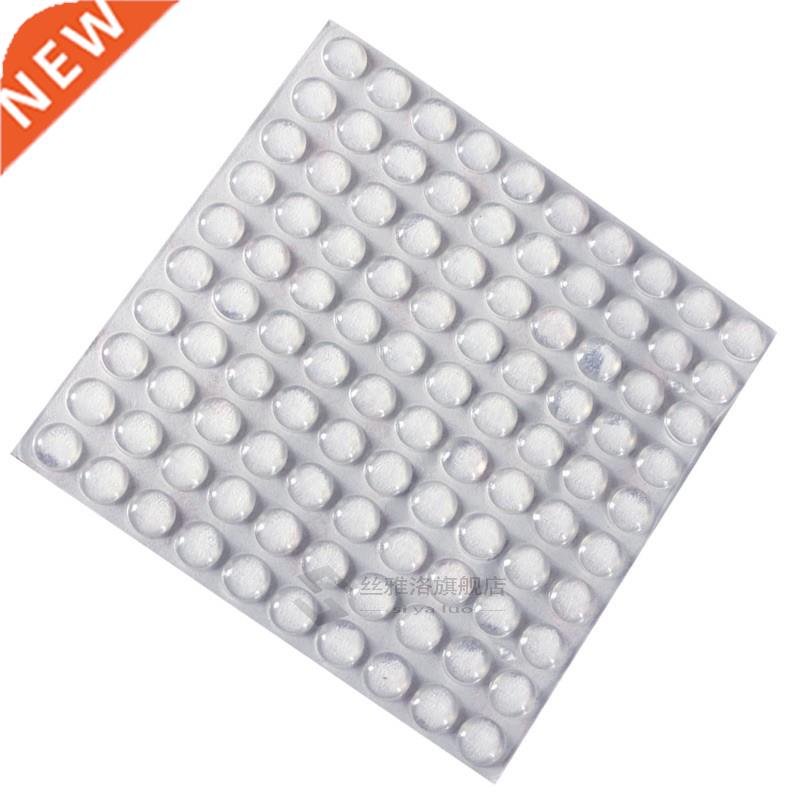 100PCS Self Adhesive Rubber Feet Clear Semicircle Bumpers Do