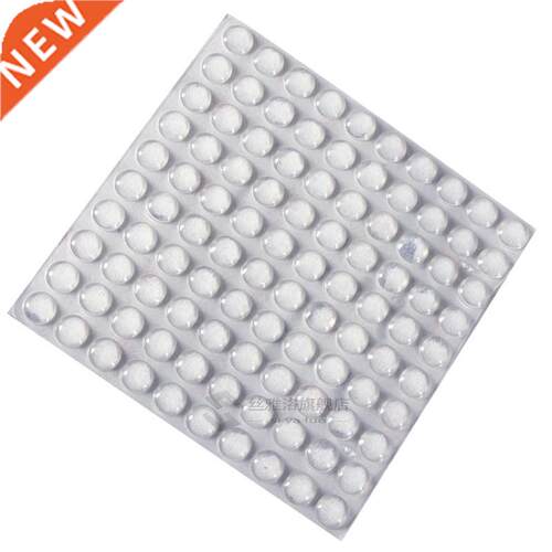 100PCS Self Adhesive Rubber Feet Clear Semicircle Bumpers Do