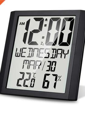 Extra Large Impaired Vision Digital Table Clock Alarm Calend