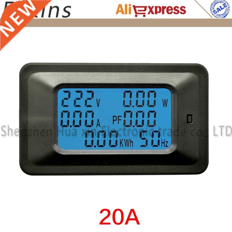 6 IN 1 Multimeter Digital Backlight Ammeter Voltmeter Monito