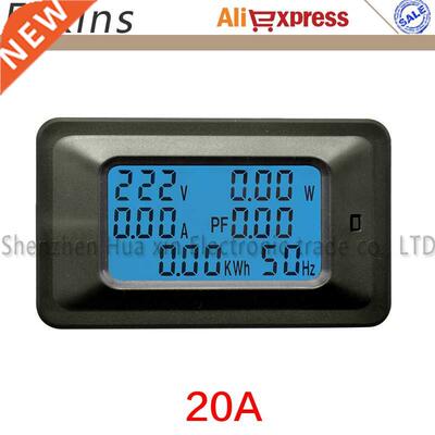 6 IN 1 Multimeter Digital Backlight Ammeter Voltmeter Monito