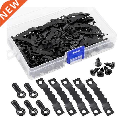 Picture Hangers Kit,80Pcs Sawtooth Picture Frame Hanging Han