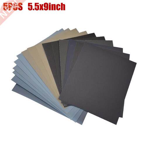 5pcs Sanding Paper 320 400 800 600 1000 1200grit Wet/Dry Sil