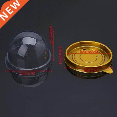 50G Nampan Kue Bulan Bulat Kotak Kemasan Mooncake Holder