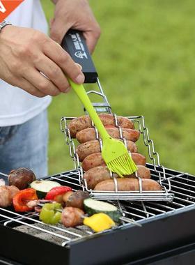 Sausage Grill Mesh Grill Basket Metal Mesh Grill Picnic