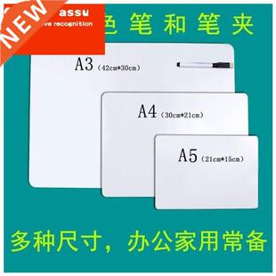 A4 no magnetic easy to wipe Portable Mini White Board Offi