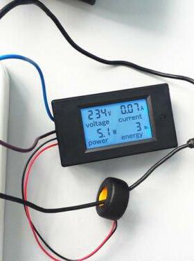 AC 110V-220V Digital LCD 100A watt power meter volt amp Amme