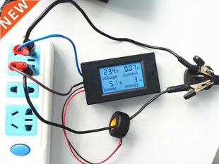 AC 110V-220V Digital LCD 100A watt power meter volt amp Amme