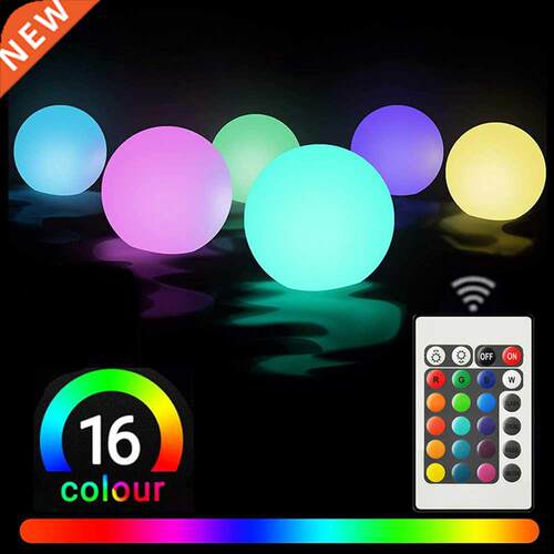 Floating Pool Lights RGB Color Changing LED Ball Lights IP67