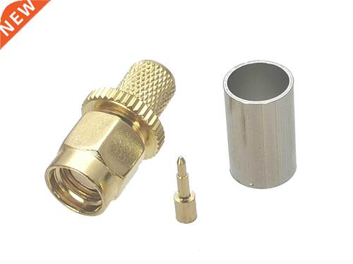 1pcs Connector SMA Plug Male Cimp For RG8X RG-8X LMR240 Cabl