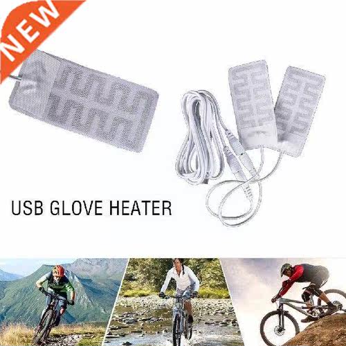 1 Pair Electric Usb Gloves Heater Heated Gloves Carbon 2021