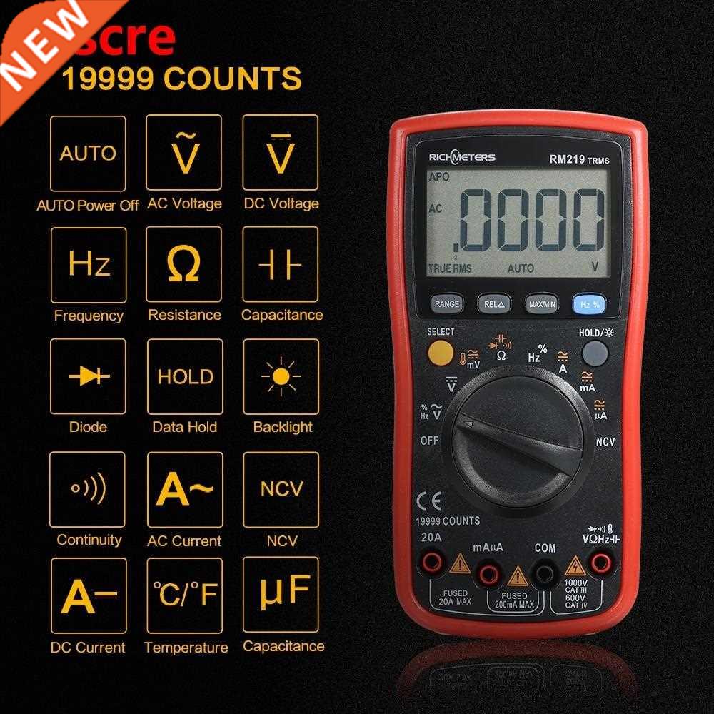 Digital Multimeter RM219 19999 Counts Auto Range Multimeters
