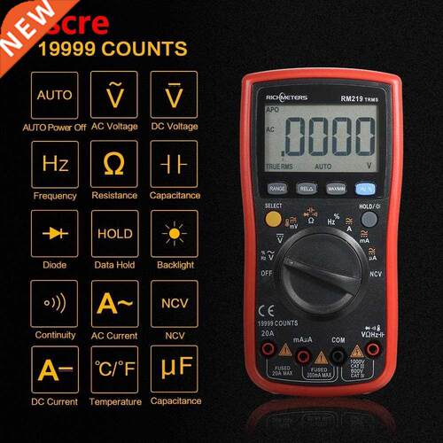 Digital Multimeter RM219 19999 Counts Auto Range Multimeters
