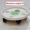 Non-slip Flower Pots Bonsai Moving Base Tray Round niversal
