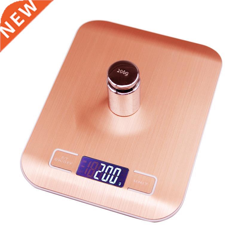 10kg/5000g LCD Kitchen Scales Stainless Steel Electronic Bal