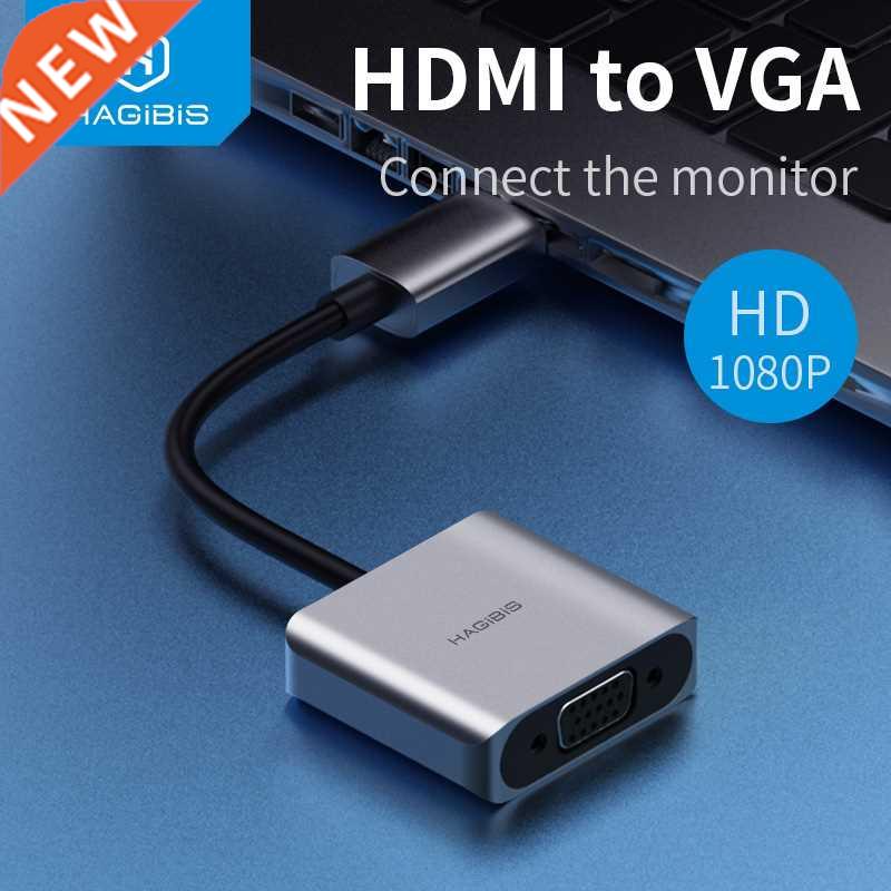 Hagibis HDMI to VGA Adapter 1080P Cable Male To Famale Conv