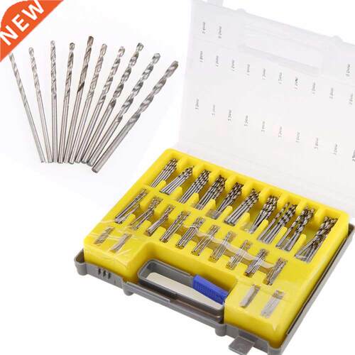 150pcs 0.4-3.2mm Mini HSS Twist Drill Bit Set Micro Power To