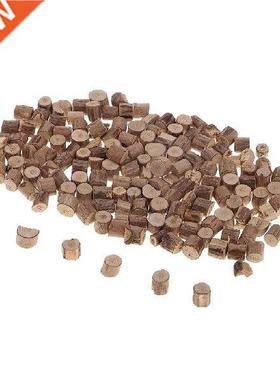 100pcs -6mm Rustic Styled Mini NaturalWood Slices Slabs