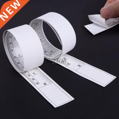 45cm/90cm Self Adhesive Metric Measure Tape Vinyl Silver Rul
