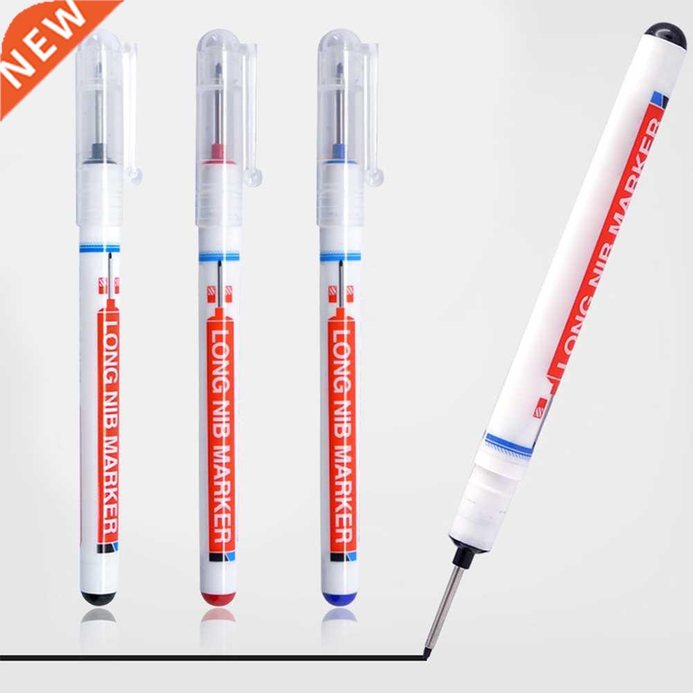 1/3Pcs 20mm Marker Pen Long Nib Deep Hole Water Resistant Me