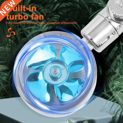New Upgrade Shower Head 360 Degrees Rotating With Small Fan
