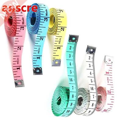 6 Pack Colorful Measuring Tape, Double Scale Body Sewing Fle