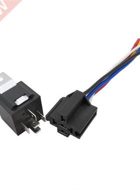 1Pcs JD2914 Car Relay with Socket Wires 24V 40A 5 Pin Automo