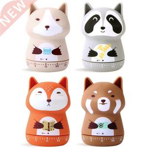 Household Kitchen Cartoon Animal Mechanical Counters Clock F