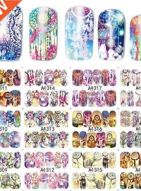 1 Big Sheet Water Transfer Dream Catcher Series Nail Art