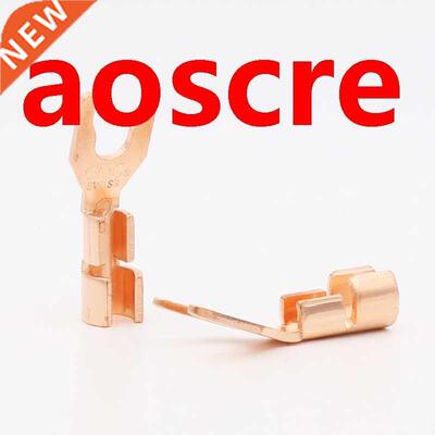 8pcs SY1501Hifi Audio Pure Copper Speaker Y Spades for DIY