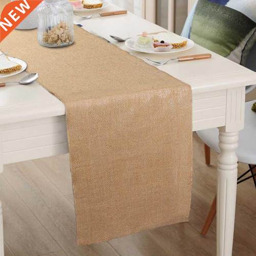 30x275cm Vintage Jute Table Runner Burlap Rustic Shabby Hess