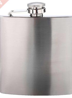Stainless Steel 6oz Hip Flask Screw Cap for Whisky Alcohol