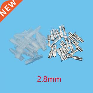 20/50Pars 2.8mm Female Crmp Termnals Sleeves Spade Connec