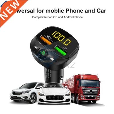 Car Kit Bluetooth 5.0 Handsfree Calling Wireless FM Transmit