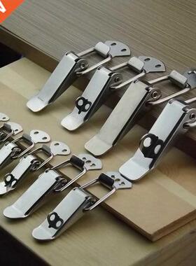 4PC/lot Stainless Steel Spring Locking Latch Hasps Suitcase