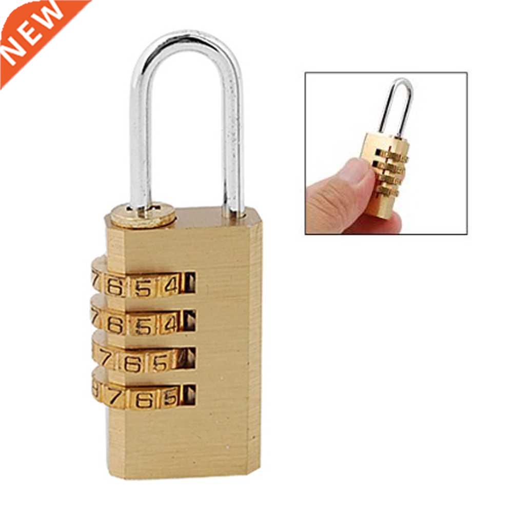 4 Digit Bag Travel Lock Resettable Cobination Padlock