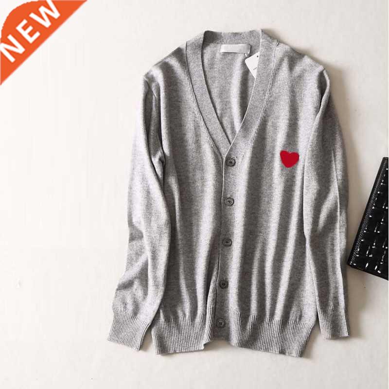 Cashmere Woolen Cardigan Men Fashion V-neck Mens Sweater Kni