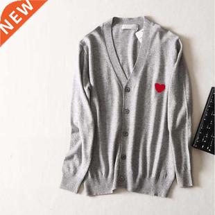 Cashmere Woolen Cardigan Men Fashion V-neck Mens Sweater Kni