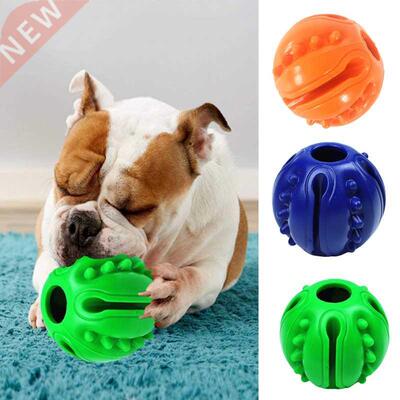 Pet Dog Toys Natural Rubber Pet Dogs Ball Toys Leaking Food