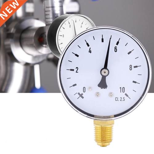 1/4 Inch Water Pressure Gauge Air Oil Hydraulic Pressure Tes