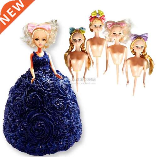 4pcs Food Grade Plastic Doll Model Mould Cake Mold for  D