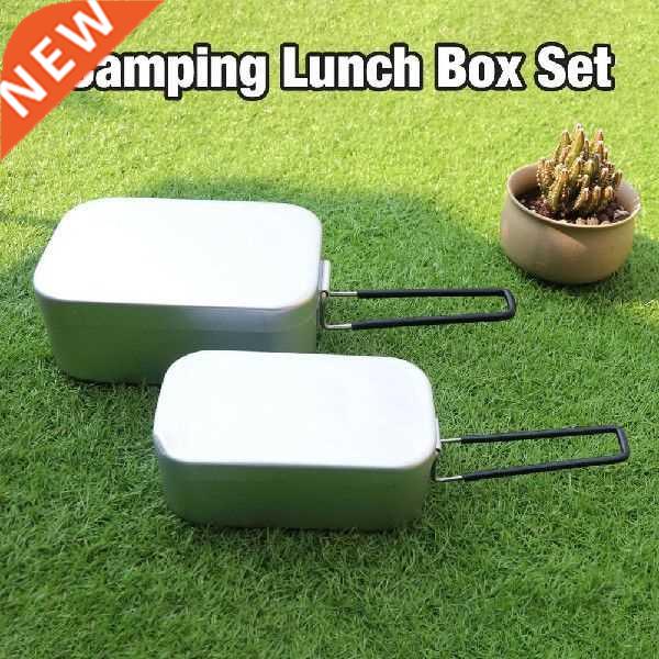 850ml Outdoor Camping Lunch Box 5PCS Burr-free Lunch Box