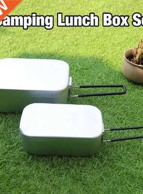 850ml Outdoor Camping Lunch Box 5PCS Burr-free Lunch Box